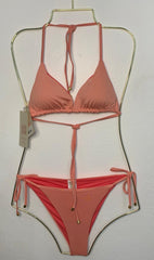 Bikini reversible Salmón/Rosado