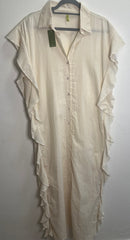 Vestido coverup beige