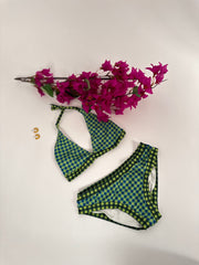 Girl's bikini Green Blue